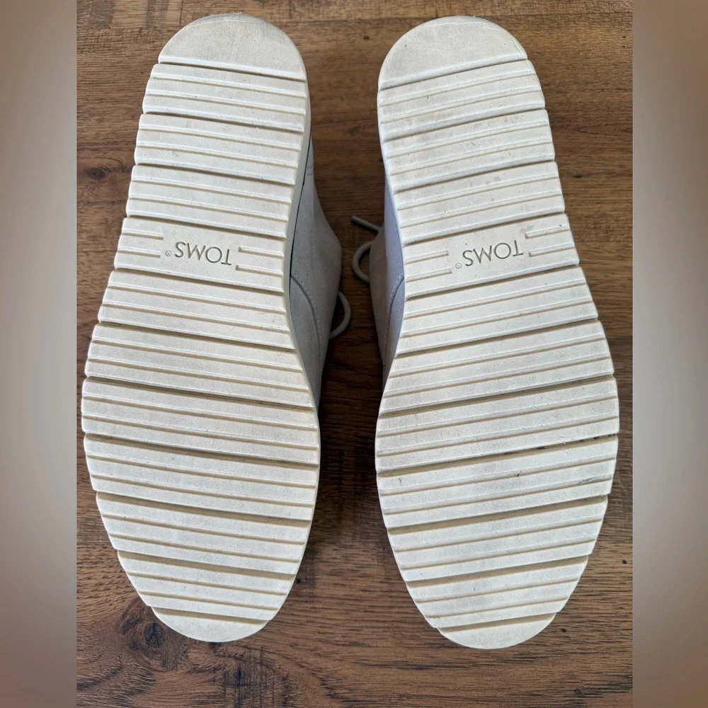 TOMS Wear Good Men's Light Gray Suede Shoes zs 12